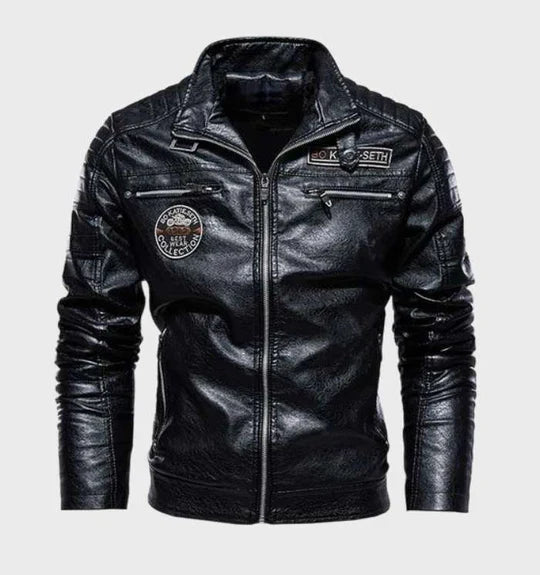 Leather jacket for men