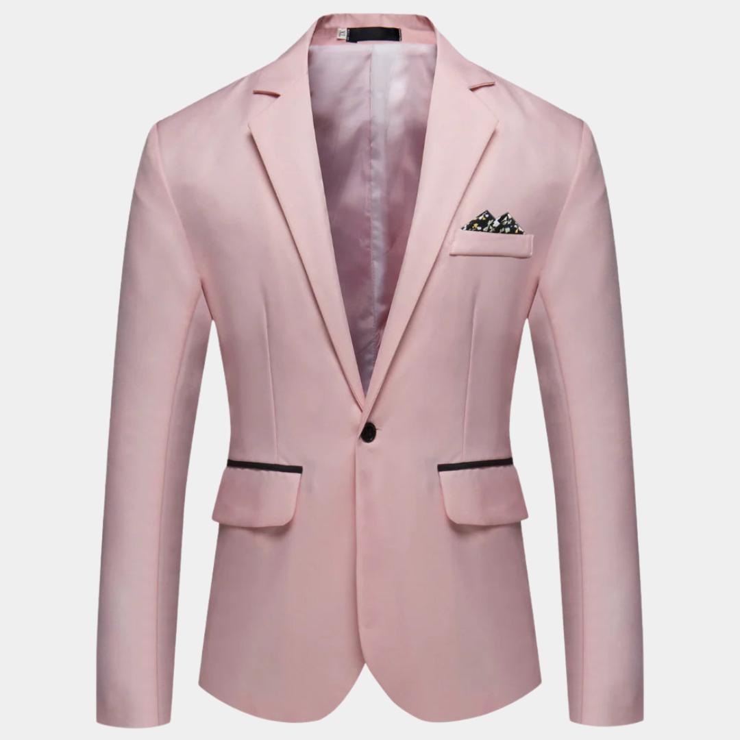 Herreblazer med moderne design og komfortabel passform