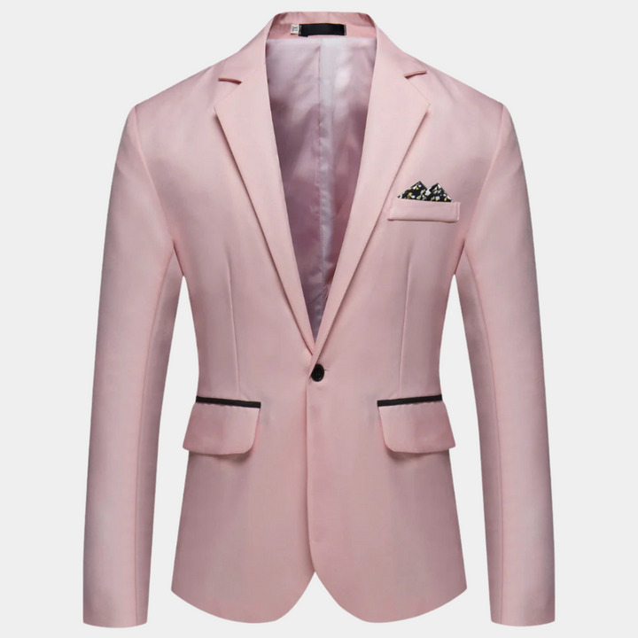 Herreblazer med moderne design og komfortabel passform