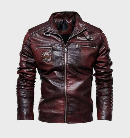 Leather jacket for men
