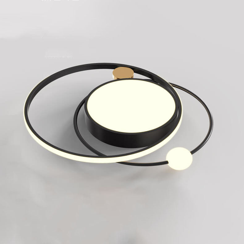Rund LED-taklampe | Nordisk minimalistisk design