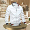 Casual men's jacket with zipper for everyday comfort