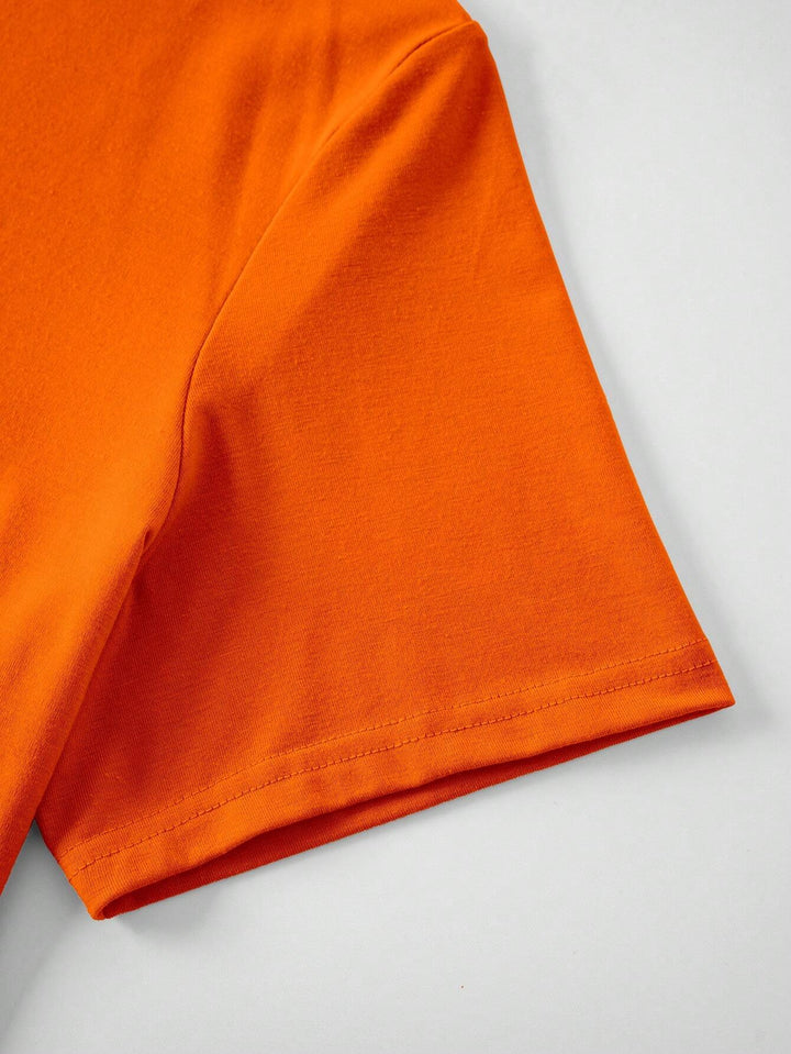 Slim-Fit Menns T-Skjorte for Kongens Dag
