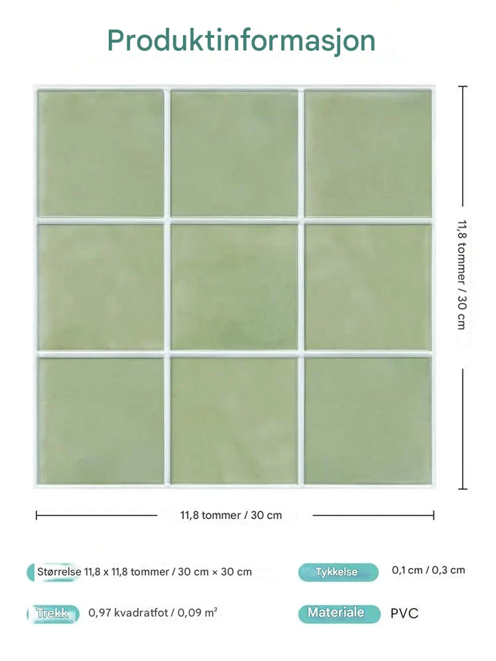 HomeDeco 3D Peel & Stick wall tiles