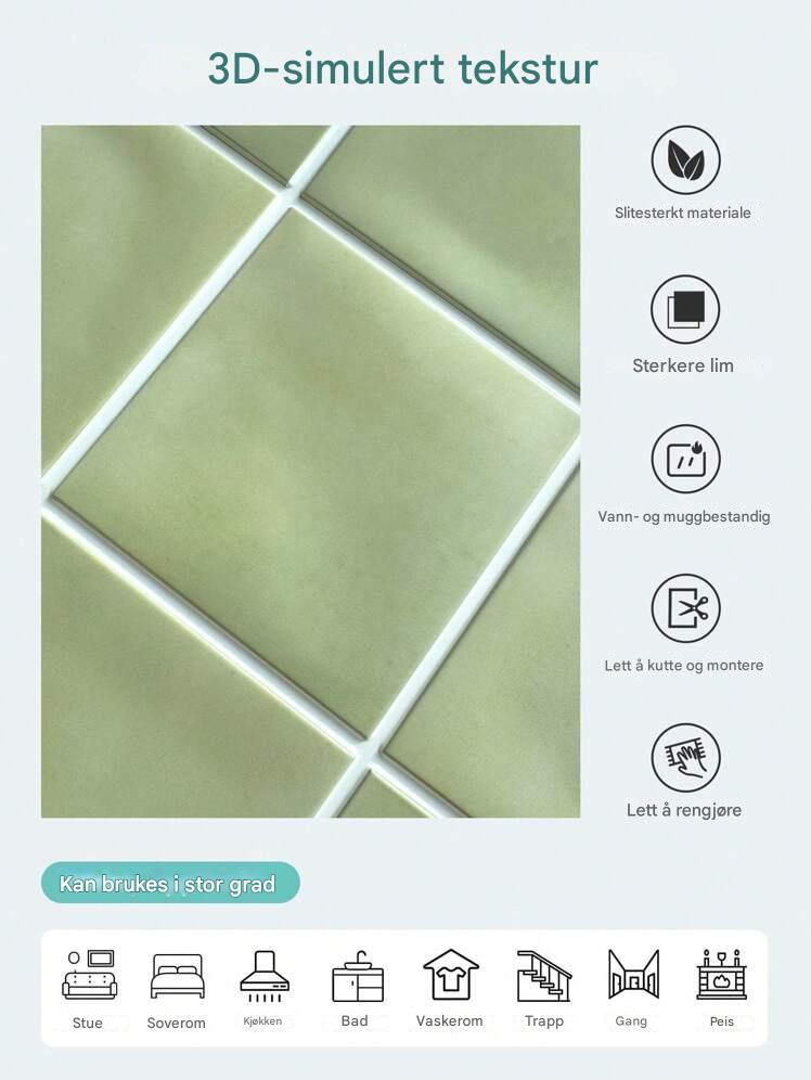 HomeDeco 3D Peel & Stick wall tiles