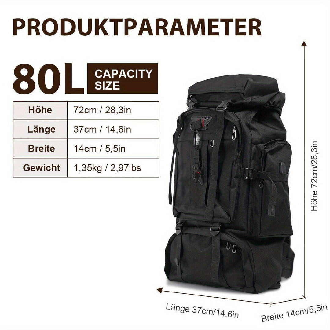 Explorer 80L trekkingsekk – robust og allsidig