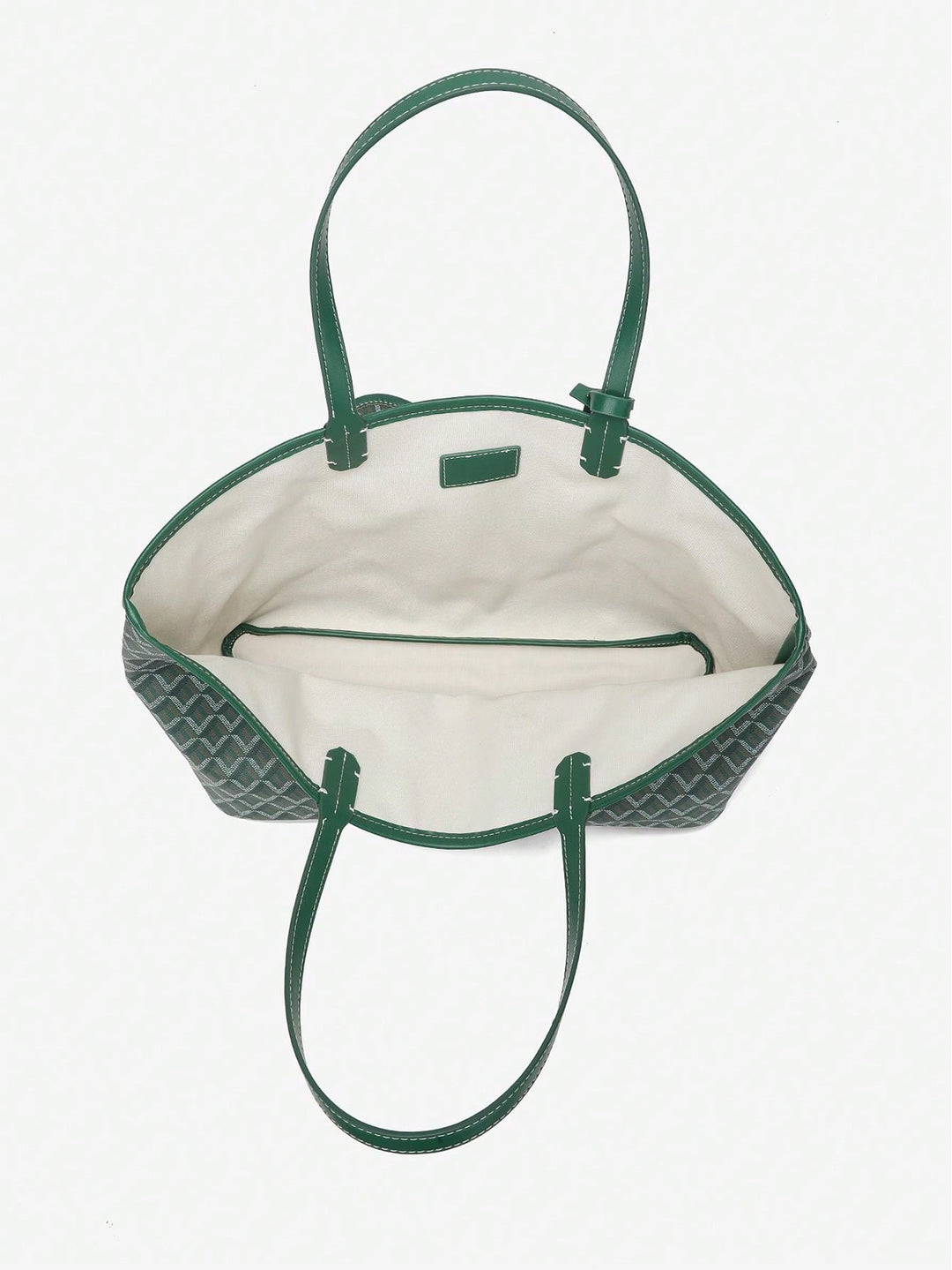 Uformell Skulderveske i PVC for Dame | Tote Bag | Stor og Lett Veske for Studenter