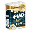 120x Luxus Evo Toilettenpapier 3-lagig