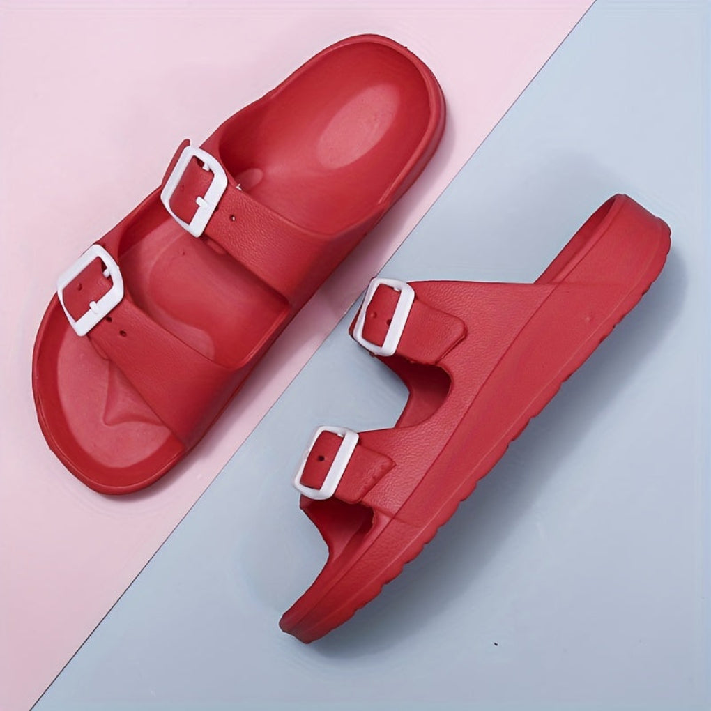 Herresandal med dobbel spenne