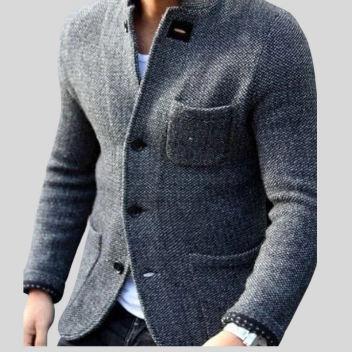 Herre blazer med knapper – Moderne stil med varme for kaldt vær