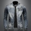 Retro denim jacket for men with timeless style
