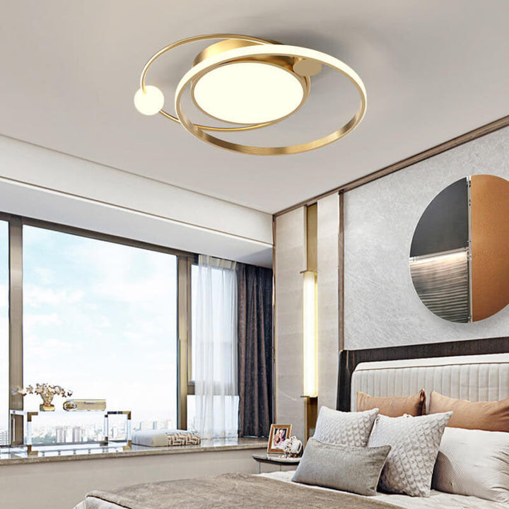 Rund LED-taklampe | Nordisk minimalistisk design