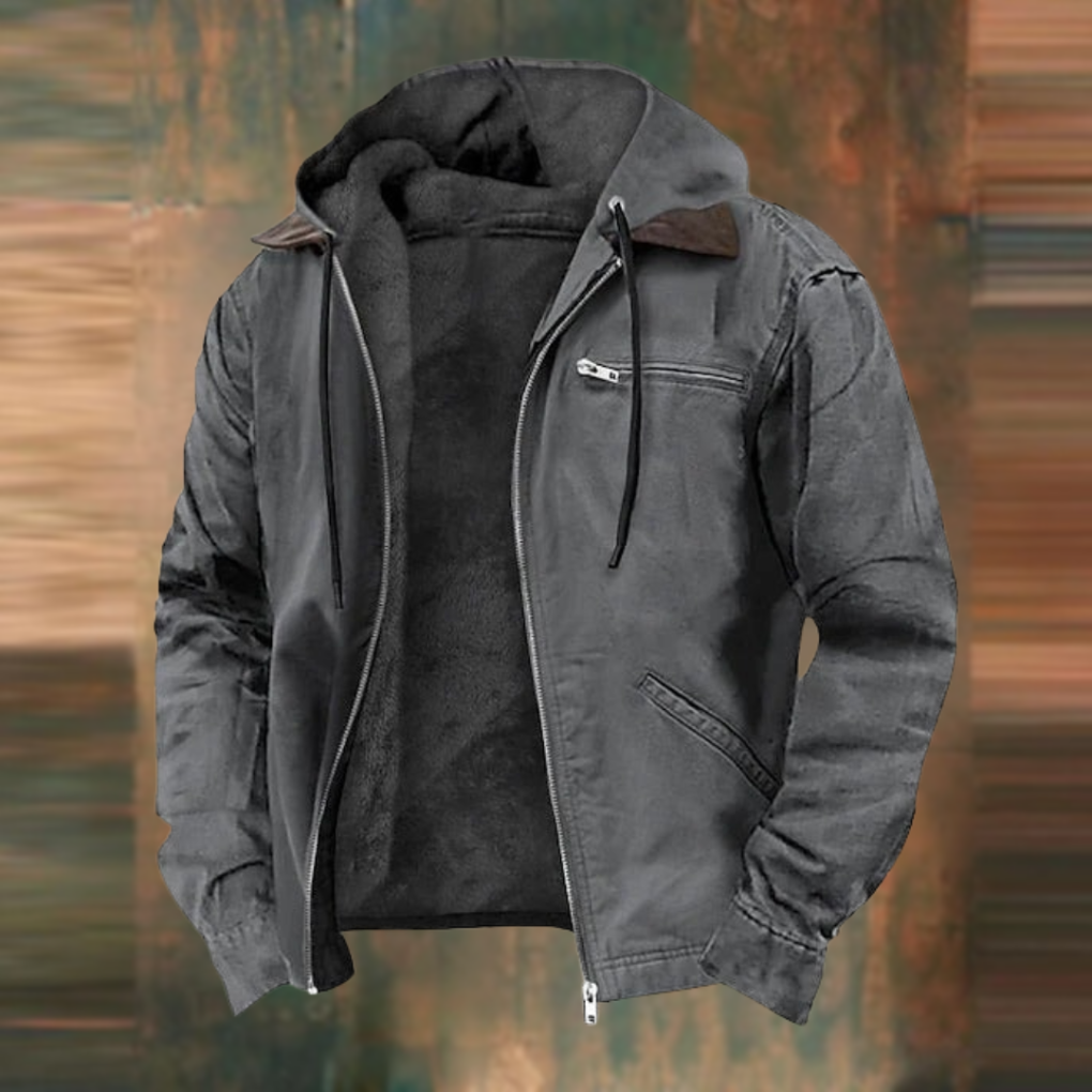 Winter bomber jacket for men