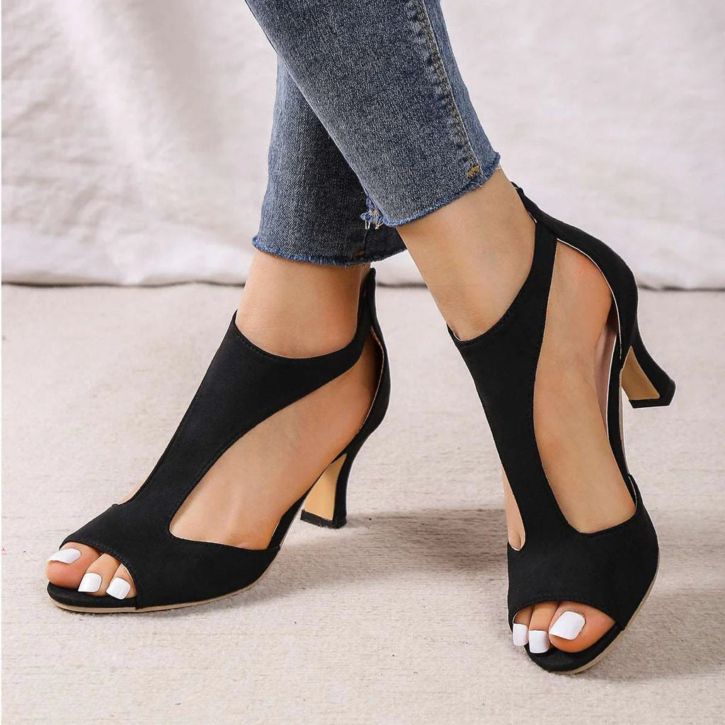 Elegante Heeled Sandaler for Kvinner