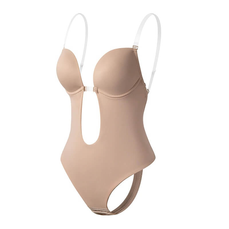 Lizy – Dyp V Ryggen Løs Body Shaper for Sømløs Eleganse