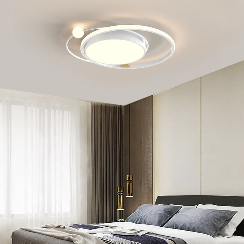 Rund LED-taklampe | Nordisk minimalistisk design