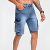 Herren Denim Cargoshorts