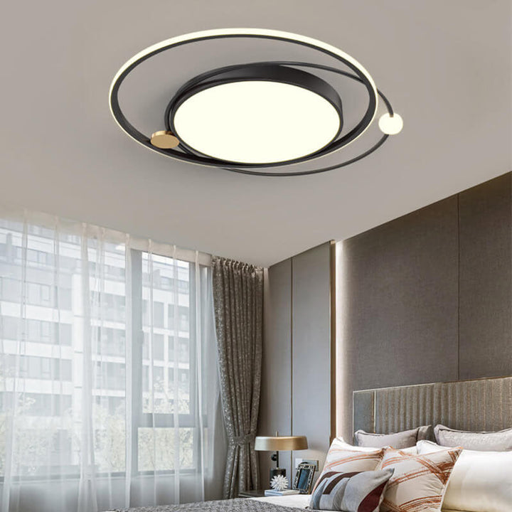 Rund LED-taklampe | Nordisk minimalistisk design