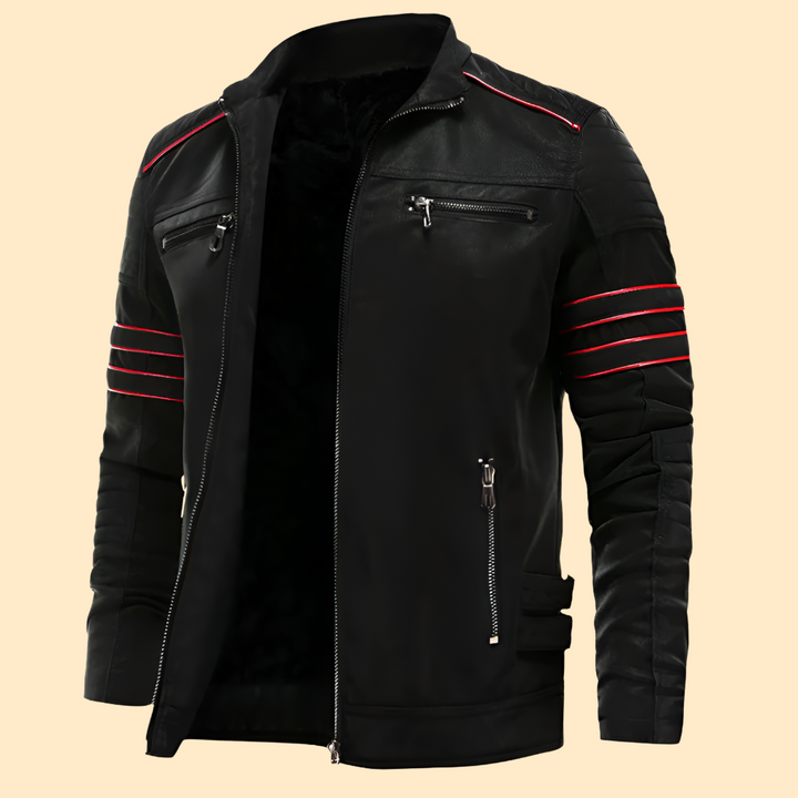 Luxuriöse Lederjacke für Herren