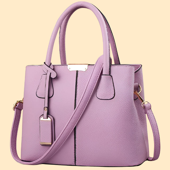 Elegant leather shoulder bag for women