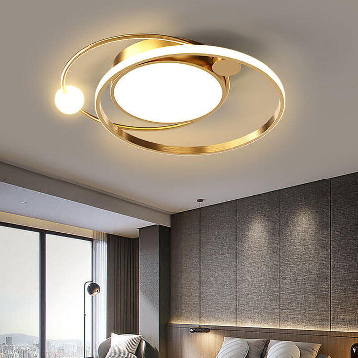 Rund LED-taklampe | Nordisk minimalistisk design