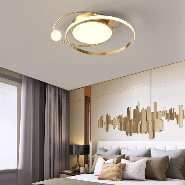 Rund LED-taklampe | Nordisk minimalistisk design