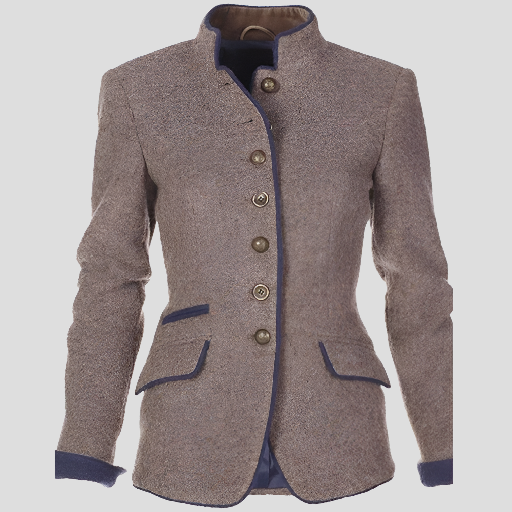 Elegant women's jacket in solid color