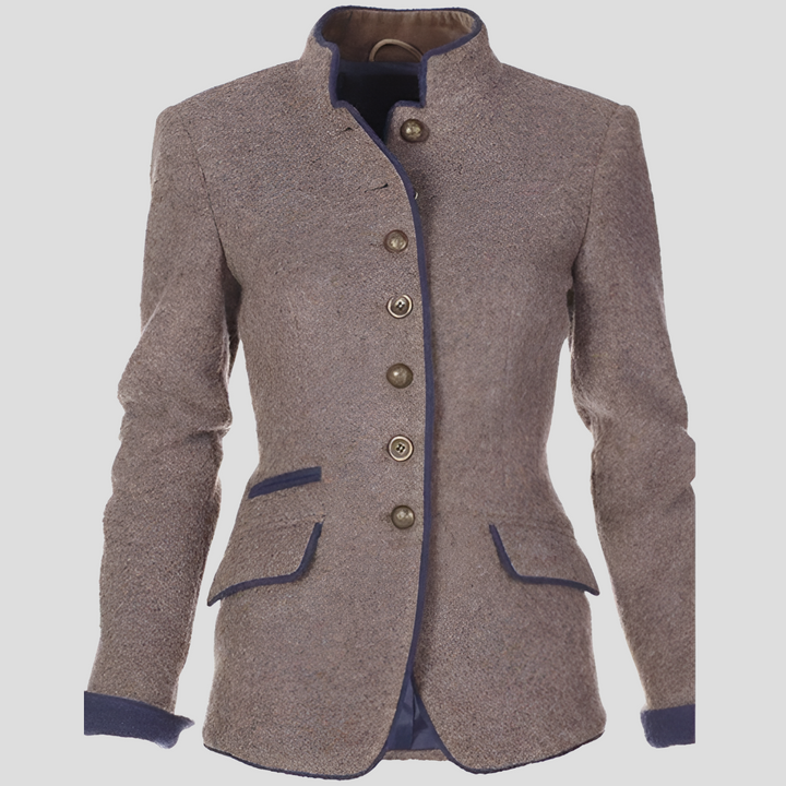 Elegant women's jacket in solid color