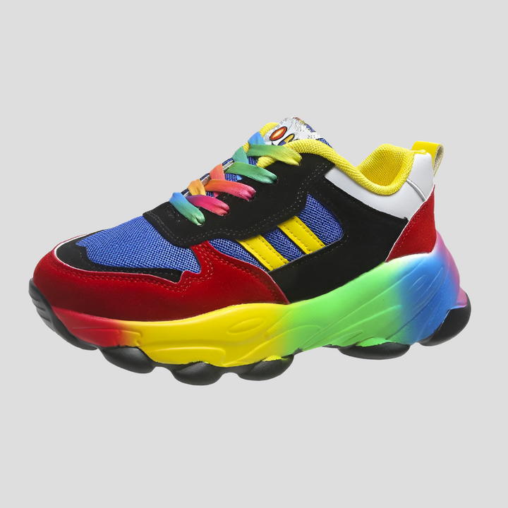 Colorful orthopedic sneakers for women