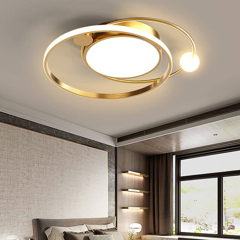 Rund LED-taklampe | Nordisk minimalistisk design