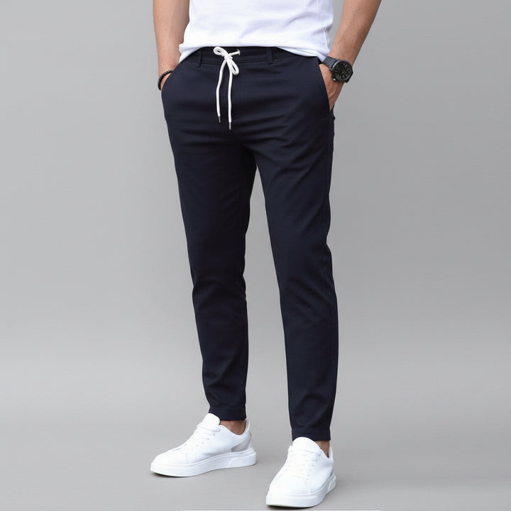 Herre Sporty Joggers med Lommer & Elastisk Liv