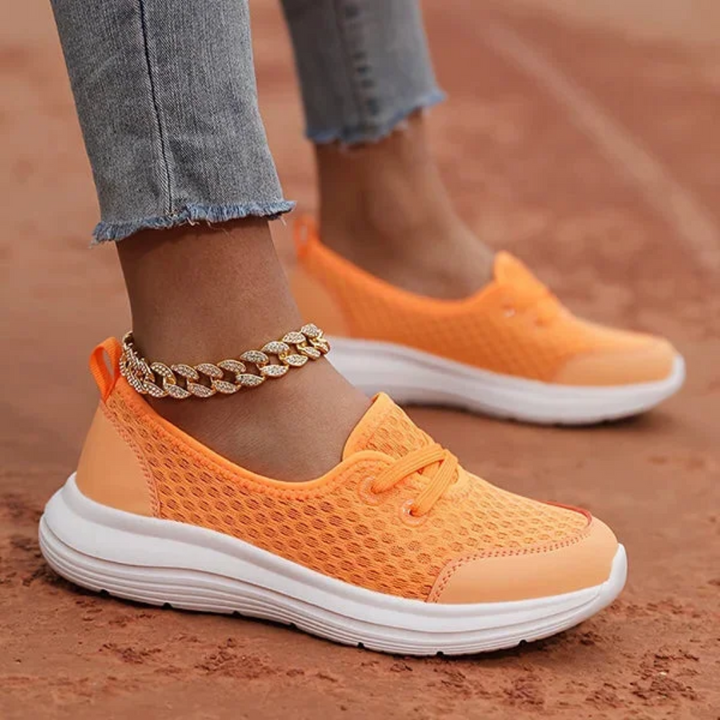 Orthopedic shoes with soft sole and mesh for women