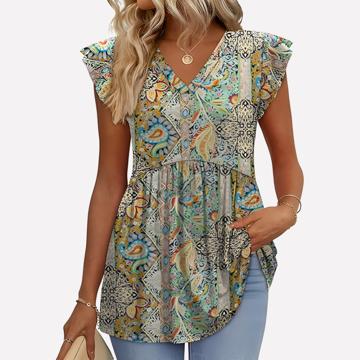 Kvinners Casual Bluse – Avslappet Stil for Hverdag Bruk