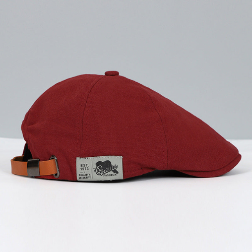 Justerbar og Elegant Beret for Moderne Menn