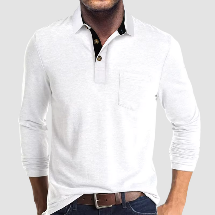 Trendy Menns Polo Skjorte