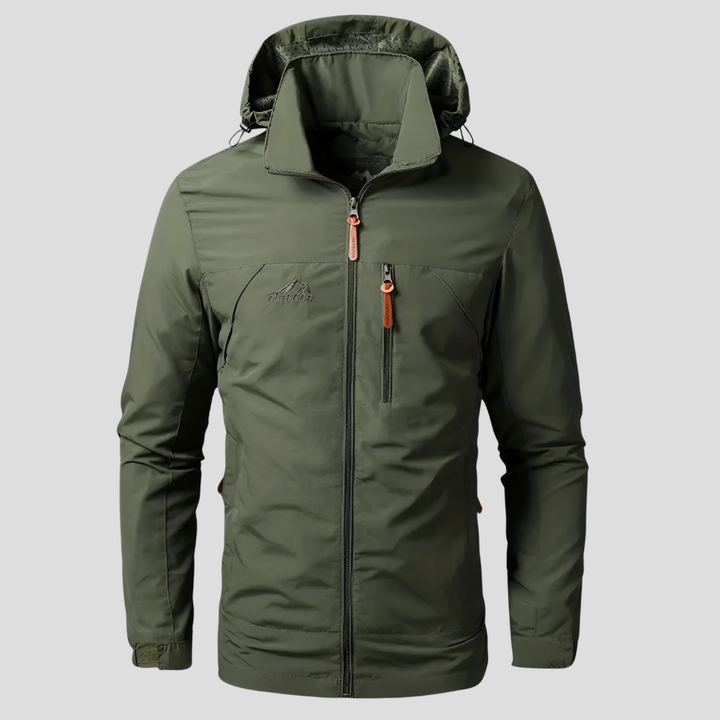 Waterproof and windproof outdoor jacket for men