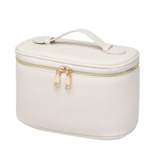 Kosmetikketui i skinn