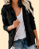 Soft denim jacket for women