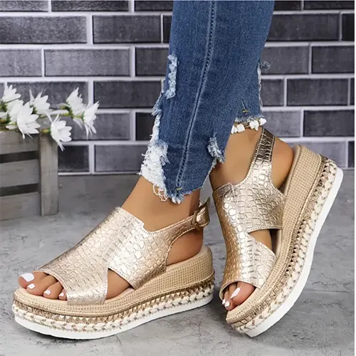 Kvinners Stilige Plattform Sandaler | Sommer