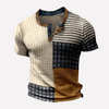 Menns Vaffel Strikket Casual Tee