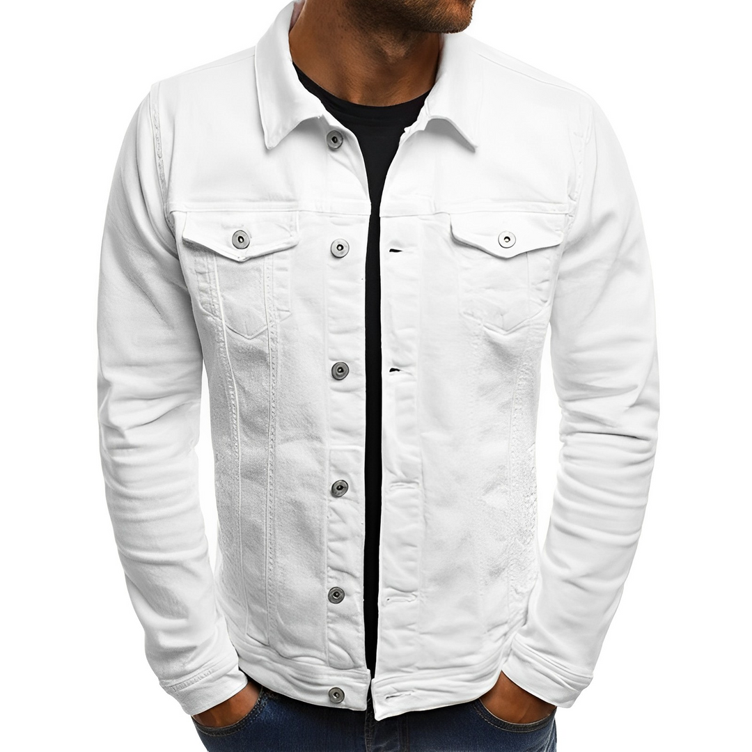 Men's summer denim jacket – Light style for warmer weather