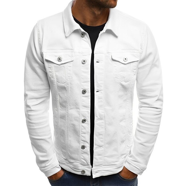 Men's summer denim jacket – Light style for warmer weather