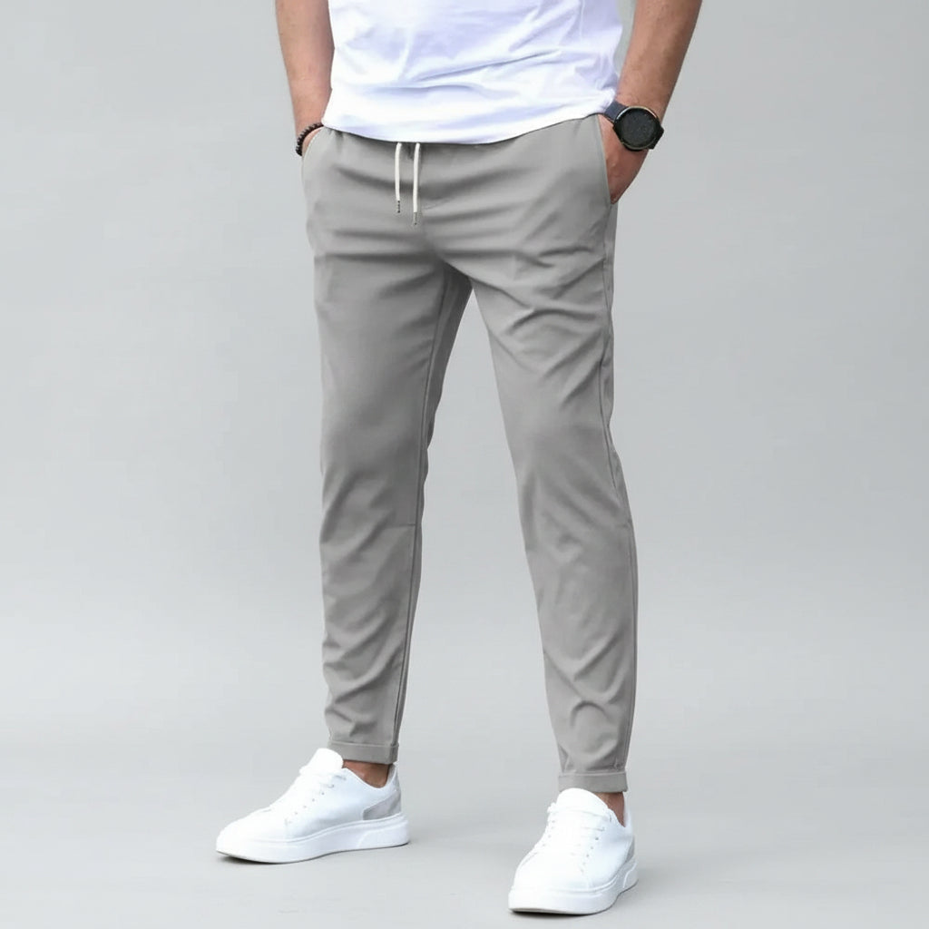 Herre Sporty Joggers med Lommer & Elastisk Liv
