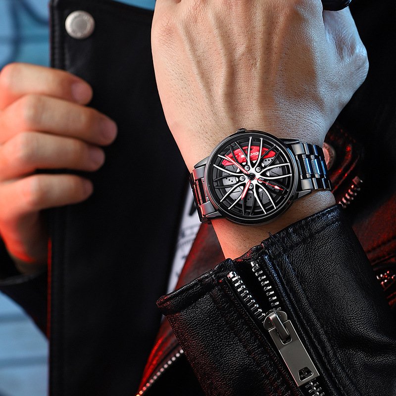 RaceVision – elegant herreklokke med racingdesign