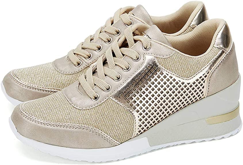Stylish Sneakers with Wedge Heel for Women