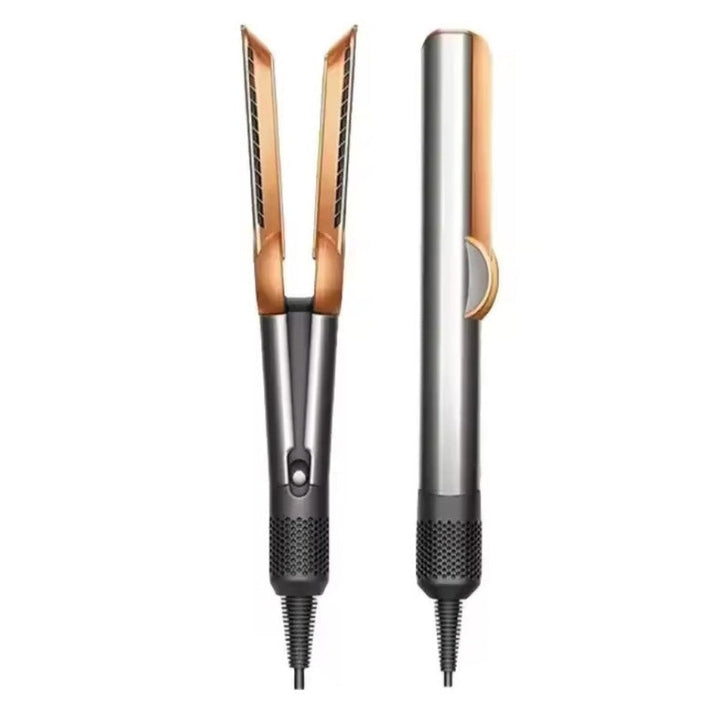 2-in-1 hair dryer and straightener with customized settings