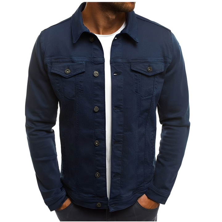 Men's summer denim jacket – Light style for warmer weather