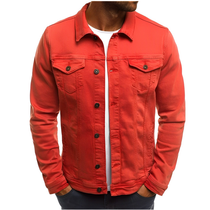 Men's summer denim jacket – Light style for warmer weather