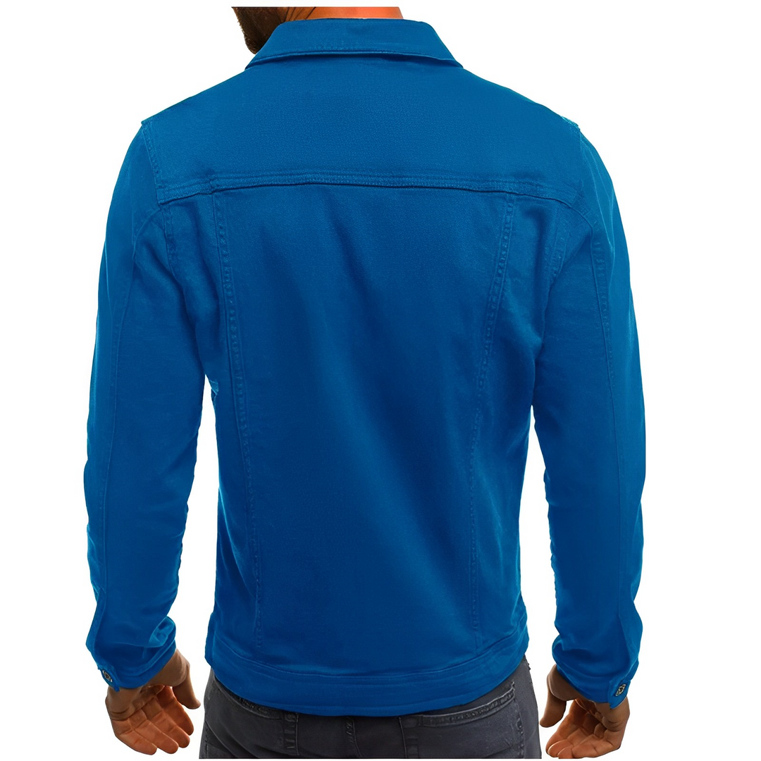 Men's summer denim jacket – Light style for warmer weather