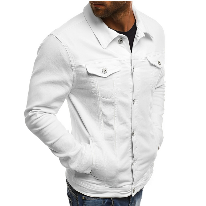 Men's summer denim jacket – Light style for warmer weather